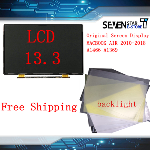 Écran LCD A1369 pour ordinateur portable de 13.3 pouces, pour Macbook Air 13 pouces, écran LCD A1466 LP133WP1-TJA7 LP133WP1 de NT133WGB-N81 à 2010 ► Photo 1/3