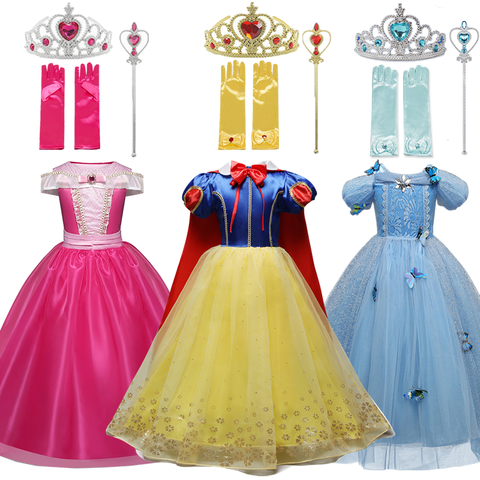 Costume de princesse pour filles, déguisement Cosplay pour enfants, fête d'halloween ► Photo 1/6