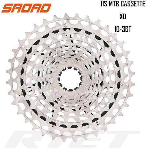 SROAD – CASSETTE de 11 s, vitesse 10-36T, roue libre, pour vélo CNC, compatible SRAM XD, Super légère, fabrication CNC, 261g ► Photo 1/6