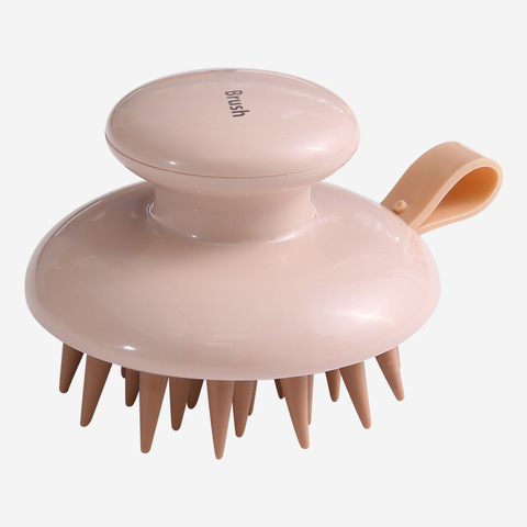 Brosse de Massage du cuir chevelu en Silicone, peigne de lavage des cheveux, brosse de douche, bain SPA ► Photo 1/6