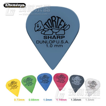 Médiator de plectre de guitare pointu Dunlop Tortex ► Photo 1/1