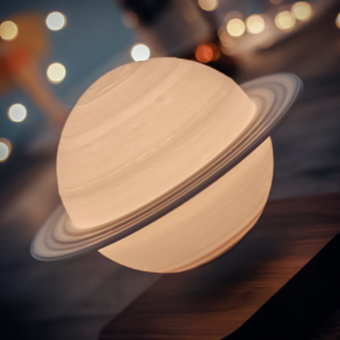 Lévitation magnétique veilleuse lune lune chambre lumières décor Mars saturne atmosphère lumière cadeau veilleuses ► Photo 1/6