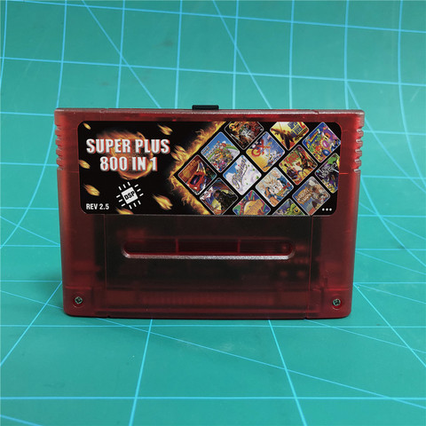 Nouvelle Version Super DSP Plus 800 en 1 REV 2.5 carte de jeu pour SNES 16 bits Console de jeu cartouche prise en charge toutes les Consoles USA/EUR/japon ► Photo 1/6