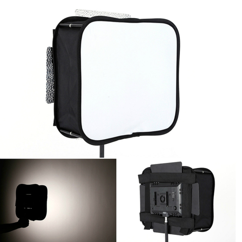 Boîte à lumière pliable pour YONGNUO YN600L II YN900 YN300 YN300 III, panneau de lumière vidéo Led, filtre souple pliable 23x23 41 ► Photo 1/6