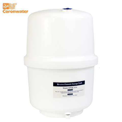 Coronwater – réservoir de stockage en plastique RO 3 gallons pour système d'osmose inverse ► Photo 1/6