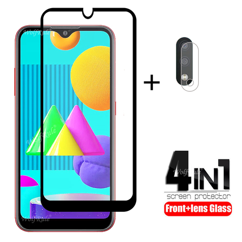 4-en-1 pour Samsung Galaxy M01 verre pour Samsung M01 verre trempé protecteur d'écran en verre de protection pour Samsung M01 verre d'objectif ► Photo 1/6