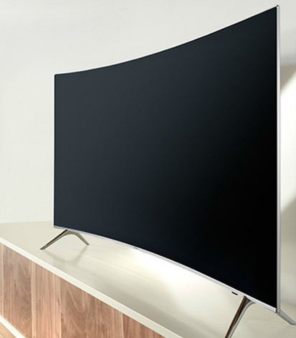 75 ''pouces 4k écran incurvé moniteur led smart wifi télévision TV ► Photo 1/6