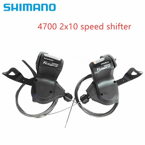 SHIMANO Tiagra 4700 2x10 levier de vitesse une paire gauche/droite SL 4700 levier de vitesse dérailleurs 2x10 vitesses ► Photo 1/4