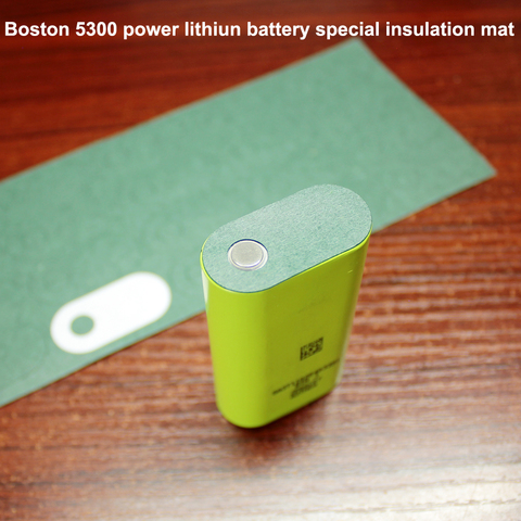 Boston – lot de 100 tapis isolant à tête plate, isolant, vert, batterie au lithium 5300, 18650 pièces ► Photo 1/6