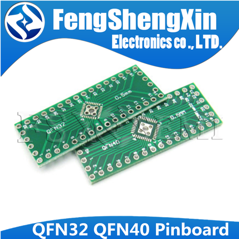 Pinboard QFN32 QFN40 à DIP32 DIP40 0.5MM adaptateur de prise, carte de transfert PCB 10 pièces ► Photo 1/1