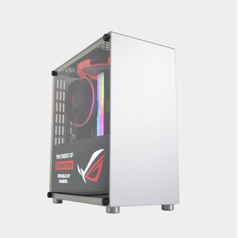 ITX MINI armoire de jeu PC boîtier en aluminium, armoire de sécurité SFX, alimentation électrique pour carte graphique GTX1660 2070, châssis vide D ► Photo 1/6