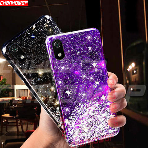 Pour Honor 8 S Prime Case Bling paillettes souple Silicone couverture de téléphone sur pour Huawei Honor 8 S 2022 KSE-LX9 Honor8S 8 S retour 5.71 ''étui ► Photo 1/6