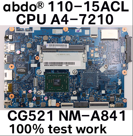 Carte mère pour Lenovo ideapad, composant pc portable, compatible avec processeurs CG521 DDR3 100%, testé, livraison gratuite ► Photo 1/5