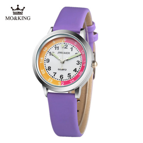 Marque de luxe mignon bébé Unique enfants garçons filles enfants Quartz montre-Bracelet numéro horloge cadeaux Bracelet Synoked Relojes ► Photo 1/6