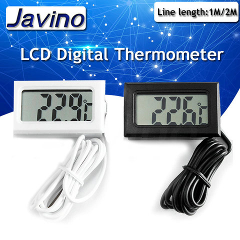 Mini thermomètre numérique LCD, pour congélateur, température-50-110 ℃, sonde étanche pour l'intérieur et l'extérieur ► Photo 1/6