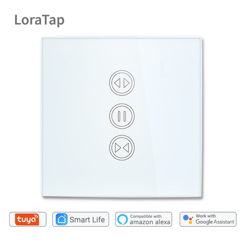 LoraTap - Interrupteur tactile connecté et intelligent pour rideaux et volet roulant électrique - Alexa et Google Home ► Photo 1/6