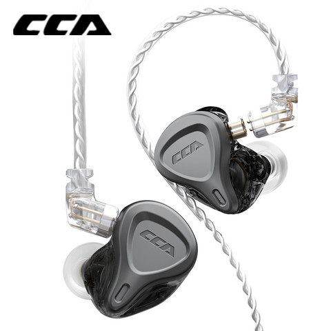 Écouteurs intra-auriculaires hybrides CCA CSN 1BA 1DD, casque d'écoute HIFI avec réduction du bruit, CCA C10 KZ ZSNPRO ZST ZSX, 2022 ► Photo 1/6