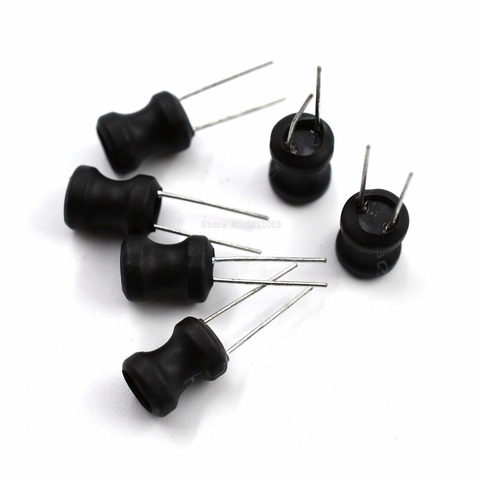 Inducteurs de puissance DIP 8 pièces 10mm 8x10mm 2,2/4,7/10/22/100/330/470uH 1mh 2,2 mh 4,7 mh 10mh, Inductance 2 broches ► Photo 1/1