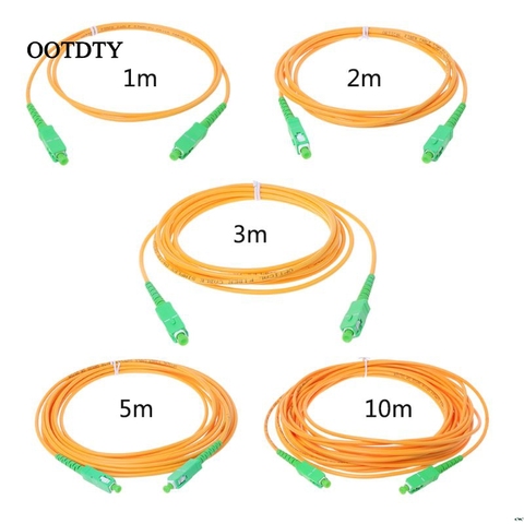 Câble de raccordement à Fiber optique SC/APC-SC/APC-SM 3mm, rallonge monomode 1m, 2m, 3m, 5m, 10m ► Photo 1/6
