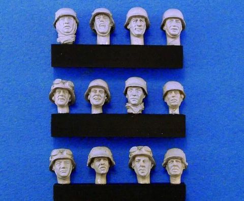 Kit de modèle de tête en résine, avatar 1/35 pour soldat allemand, non peint, sans peinture, 628 ► Photo 1/1