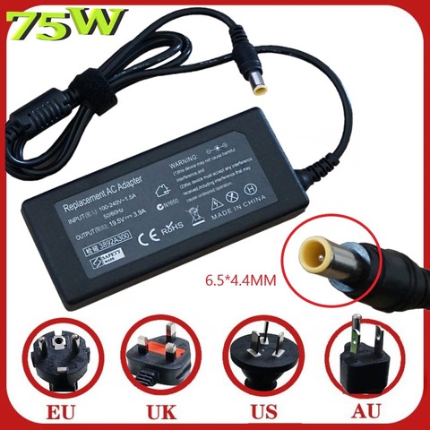 Adaptateur d'alimentation d'origine pour SONY VAIO 19.5 VGP-AC19V37 VPCW VGP-AC19V38, VPC-W V, 3,9 a, nouveau ► Photo 1/5