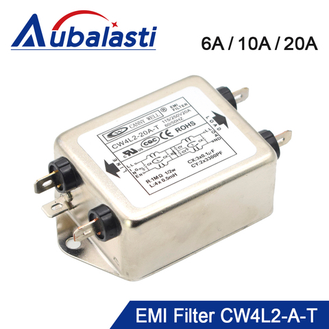 CANNY WELL – filtre EMI CW4L2-10A-T CW4L2-20A-T monophasé, AC 115V 250V 20A 50-60Hz ► Photo 1/6