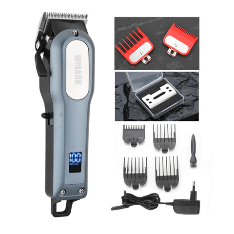 WMARK sans fil Rechargeable coupe-cheveux coupe-cheveux tondeuse au Lithium batterie 6000-6500rm professionnel tondeuses à cheveux ► Photo 1/6