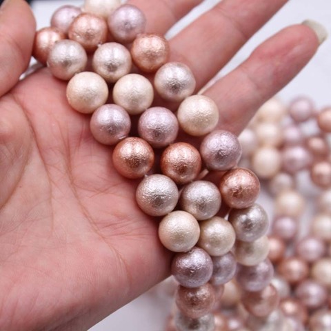 Perles en coton japonaises, Imitation de bonne qualité, offre spéciale perles droites, trou, coquille, accessoires de perles, bijoux à bricoler soi-même ► Photo 1/6