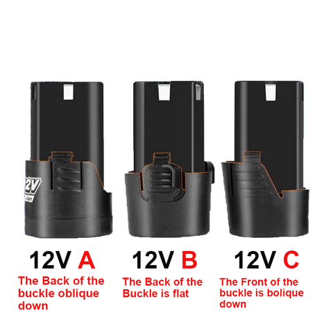 Batterie au Lithium Rechargeable de batterie universelle de 12V pour la batterie électrique de Li-ion de tournevis électrique d'outils électriques de perceuse ► Photo 1/4