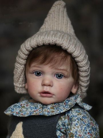 Poupée réaliste en Silicone pour bébé fille, jouet de corps en tissu, réaliste, doux, peau peinte en 3d, 60 CM ► Photo 1/6