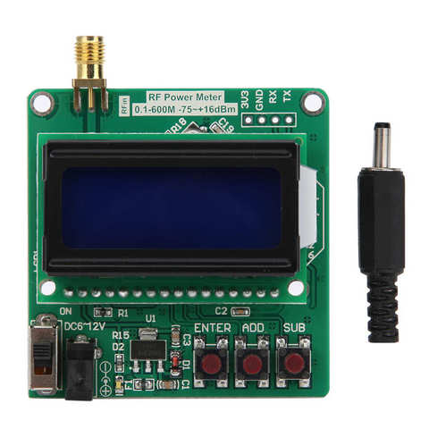 Watt mètre RF compteur d'énergie ensemble d'atténuation de puissance affichage numérique Module de force du Signal 1M à 8G wattmètre numérique ► Photo 1/6