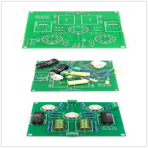 Carte/Kit/Base de carte Pcb de tampon de Tube de vide de bricolage de Hifi sur le préamplificateur GG de grille au sol ► Photo 1/4