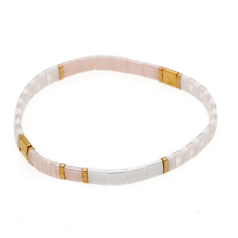 Go2boho Bracelets extensibles Miyuki Bracelet pour femmes bohème couleur bijoux japonais Tila perle Pulsera verre perles bijoux ► Photo 1/5