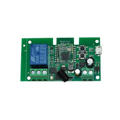 Module de relais sans fil Ewelink ZigBee, télécommande, domotique intelligente, pour accès aux portes, Alexa google, DC 12V 24V ► Photo 1/6