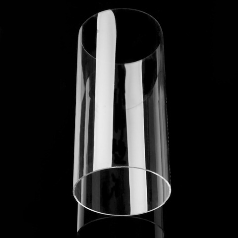 1 pièce 100mm OD 95mm diamètre ID verre acrylique Lucite Tube 200mm longueur tuyau acrylique transparent pour produits organiques lampes construction ► Photo 1/5