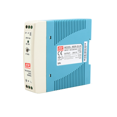 MDR-20 20W À Sortie Unique 5V 12V 15V 24V Din Rail D'alimentation À Découpage AC/DC ► Photo 1/4