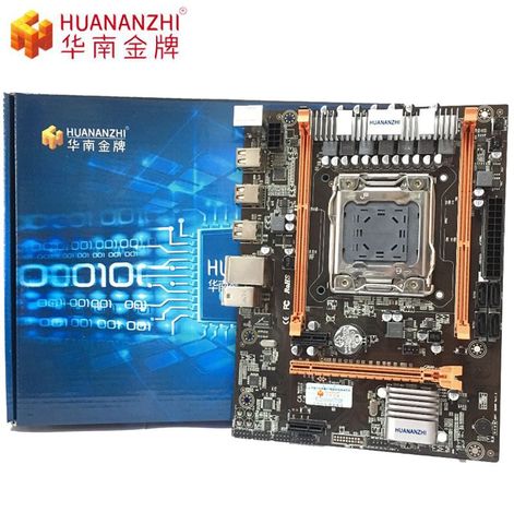 HUANANZHI – carte mère X79 X79-4M x 79 4M, composant pc, compatible avec processeurs Xeon E5, socket LGA M-ATX, socket LGA 2011, PCI-E, sata 2, SSD 32 go, REG ECC ► Photo 1/1