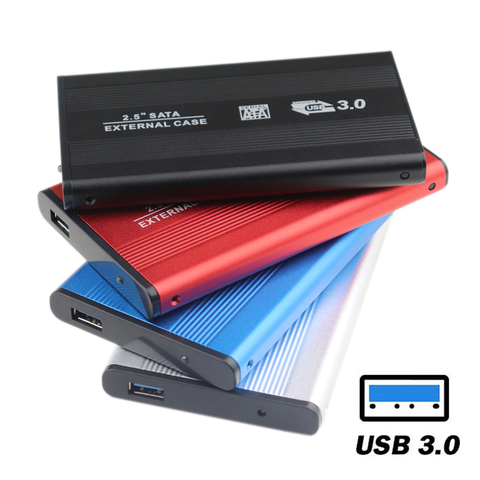Boîtier pour disque dur externe SATA III vers USB 2.5, 3.0 pouces, 5Gbps, en aluminium, pour SSD, prise chaude, compatible avec Windows et Mac ► Photo 1/6