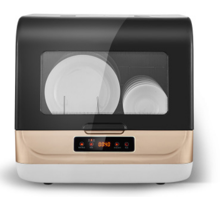 Lave-vaisselle entièrement automatique bureau domestique petite armoire de désinfection mini vaisselle intégrée intelligente mini machine à laver ► Photo 1/5
