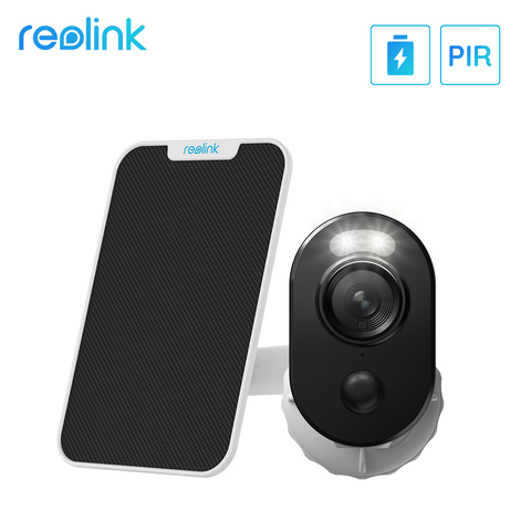 Reolink Argus 3 – caméra à batterie Rechargeable, Kit de panneaux solaires, projecteur extérieur couleur, Vision nocturne, accès à distance PIR via téléphone ► Photo 1/6