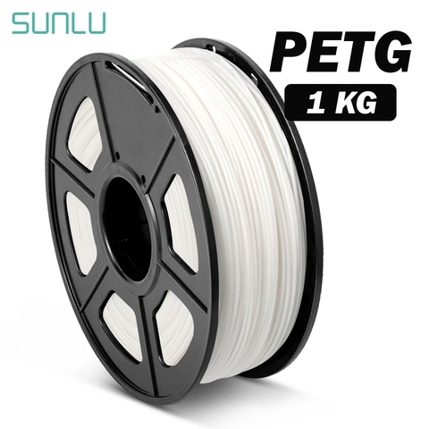 PETG-Filament 3D-imprimante, matériau cadeau, 1.75mm, couleur noire, consommables, 1KG/offre spéciale lb ► Photo 1/6