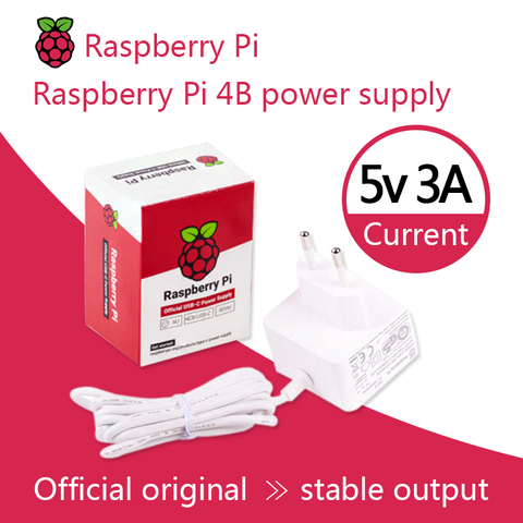 Alimentation USB-C Raspberry Pi 4 15.3W l'adaptateur type-c officiel et recommandé pour Pi4B ► Photo 1/5