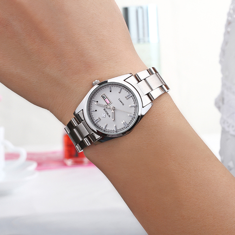 WWOOR – Montre à Quartz pour femmes, marque de mode Business, étanche, argent blanc, horloge, Date, robe, 2022 ► Photo 1/6