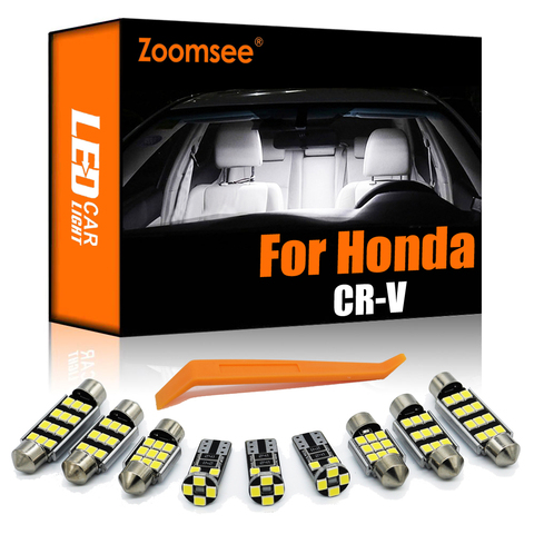 Zoomsee – intérieur LED pour Honda CR-V CRV I II III IV V MK 1 2 3 4 5 1995 – 2022, dôme d'ampoule de véhicule Canbus, lampe de lecture de carte, Kit automatique ► Photo 1/6
