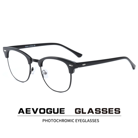 AEVOGUE-lunettes photochromiques hommes | Monture de Prescription, lunettes optiques pour femme, lunettes Anti-lumière bleue KS101 ► Photo 1/6