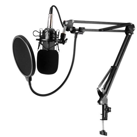 BM-800 karaoké Studio Cardiod condensateur condensateur Microphone enregistrement de musique micro pour PC portable enregistrement KTV chant ► Photo 1/6