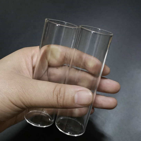 Tubes à essai en verre à fond plat, 10 pièces/lot, 30x100mm, 50ml, pour types de verrerie de laboratoire ► Photo 1/2