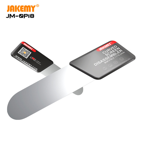 JAKEMY 0.1mm Ultra mince Flexible en acier levier Spudger démonter la carte pour iPhone Samsung incurvé écran ouverture outils de réparation ► Photo 1/6