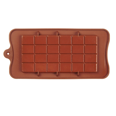 24 cavité gâteau cuisson cuisine cuisson outil Silicone chocolat moule bonbons fabricant sucre moule barre bloc glace plateau gâteau outil-35 ► Photo 1/6