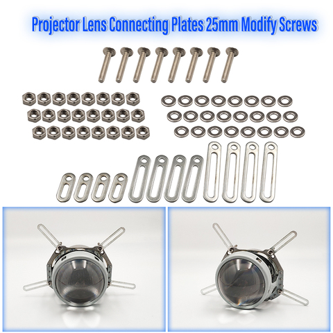 Cadre d'adaptateur pour Koito Q5 Hella 3R, outils de modernisation de la lumière principale, plaques de connexion des lentilles de projecteur, vis modifiées 25mm ► Photo 1/6